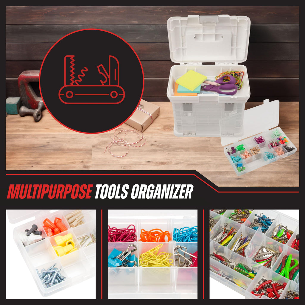 Portable Tool Box Small Parts Organizer with Drawers T956149
