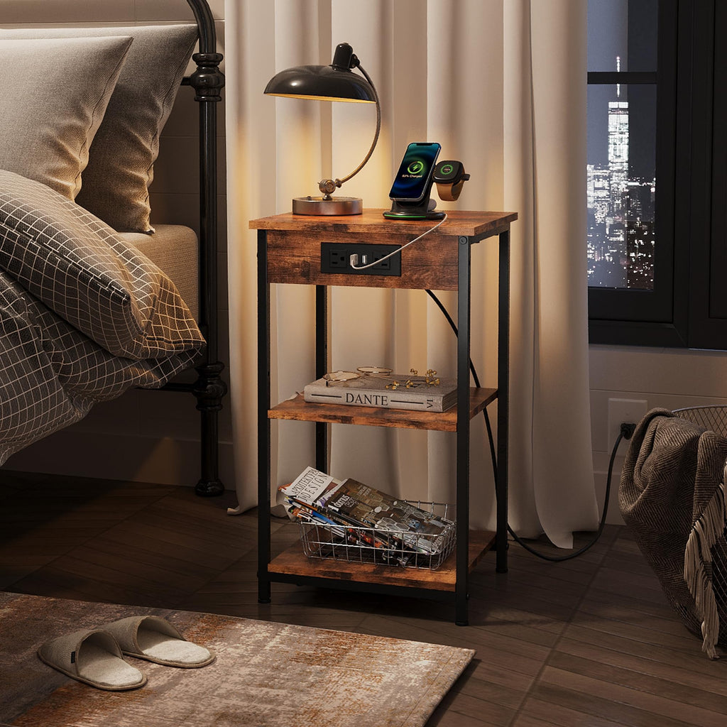 End Table with Charging Station V939378