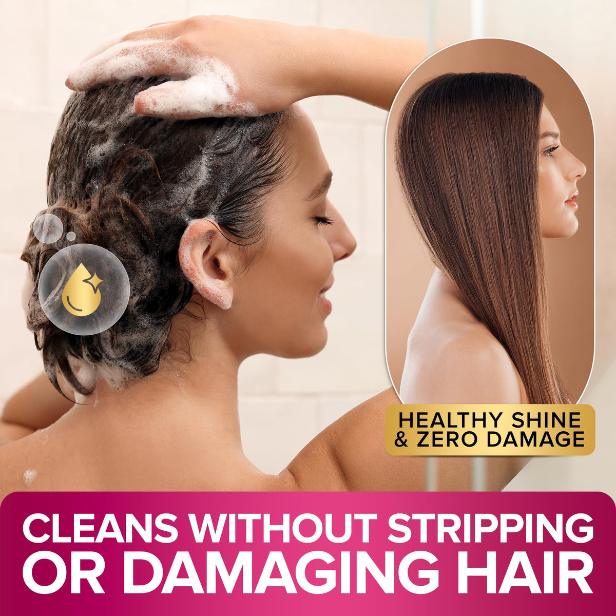 Sulfate-Free Shampoo and Conditioner Set 2 x 16.9 Fl Oz W42466