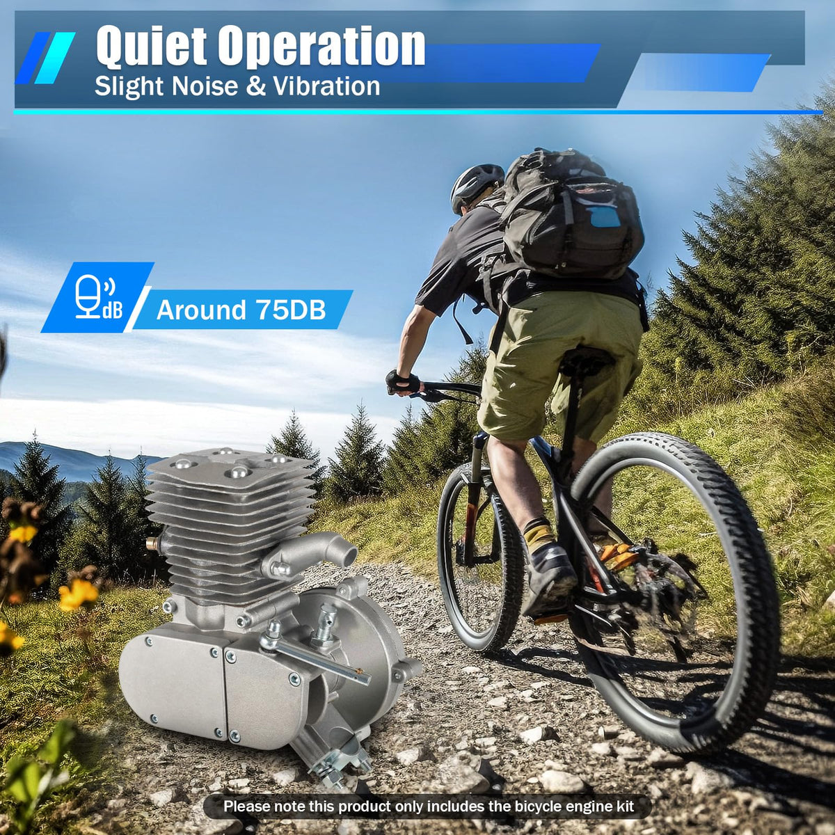 4-Stroke Air-Cooling Bicycle Engine Kit B9545