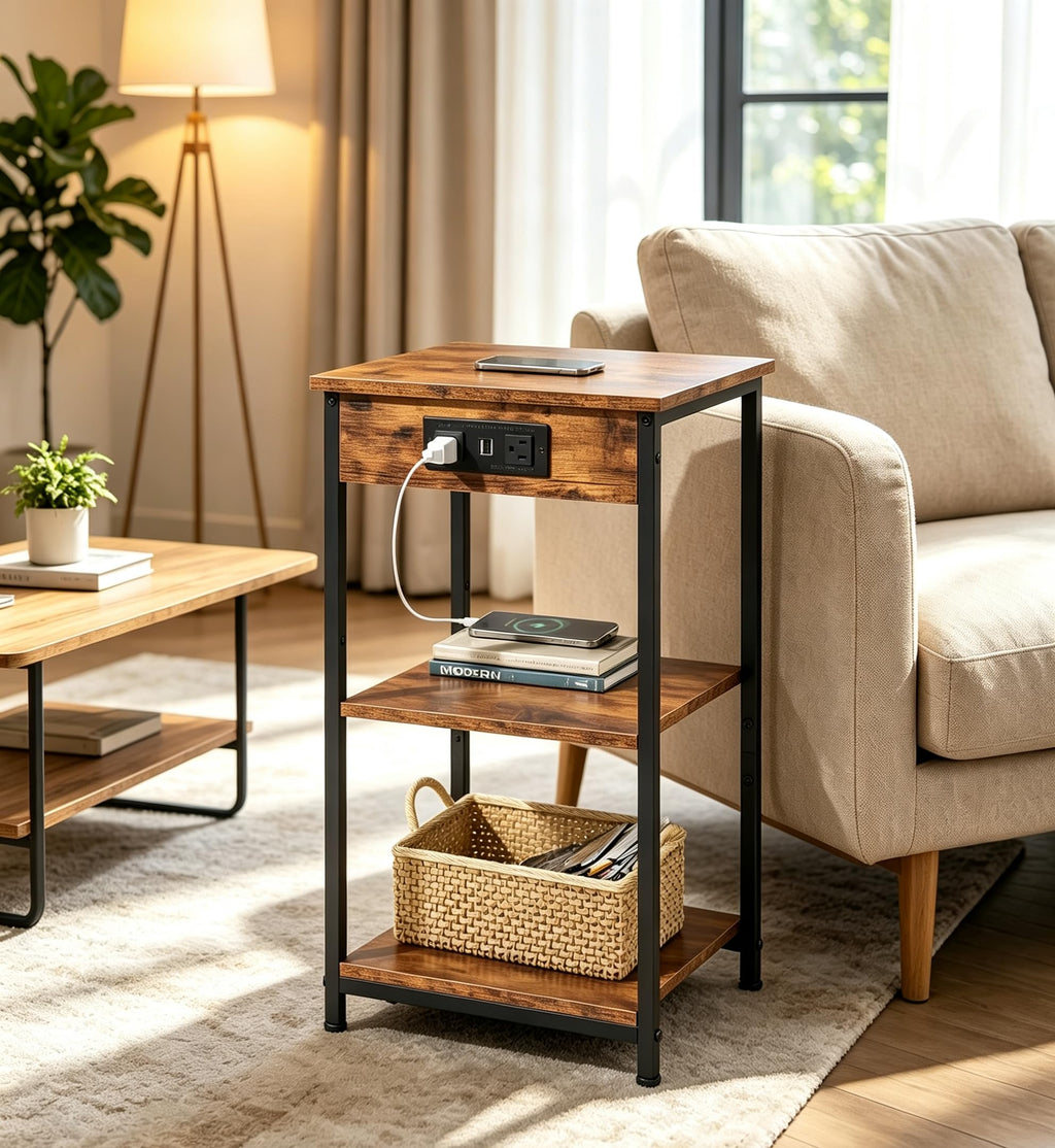 End Table with Charging Station V939378