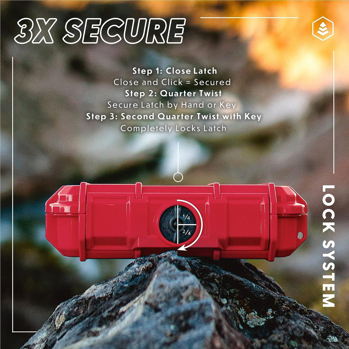 Orange Protective Dry Box Y108