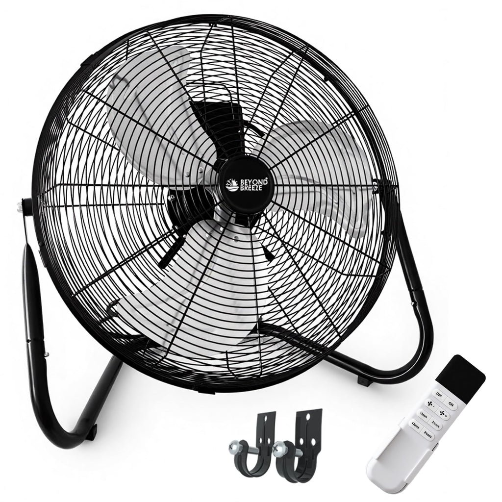 20'' High Velocity Wall Mount and Floor Fan with Remote B40849