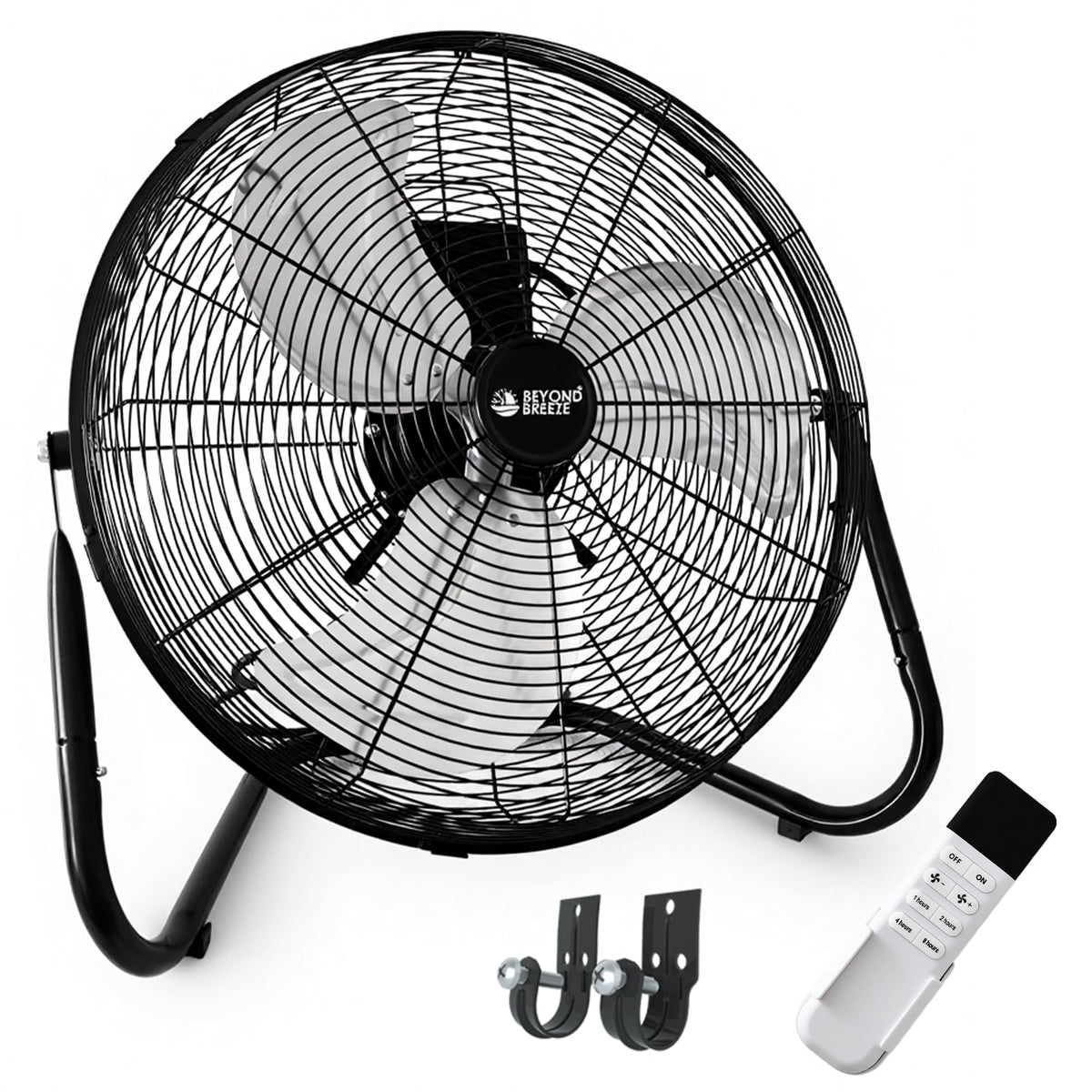 20'' High Velocity Wall Mount and Floor Fan with Remote B40849