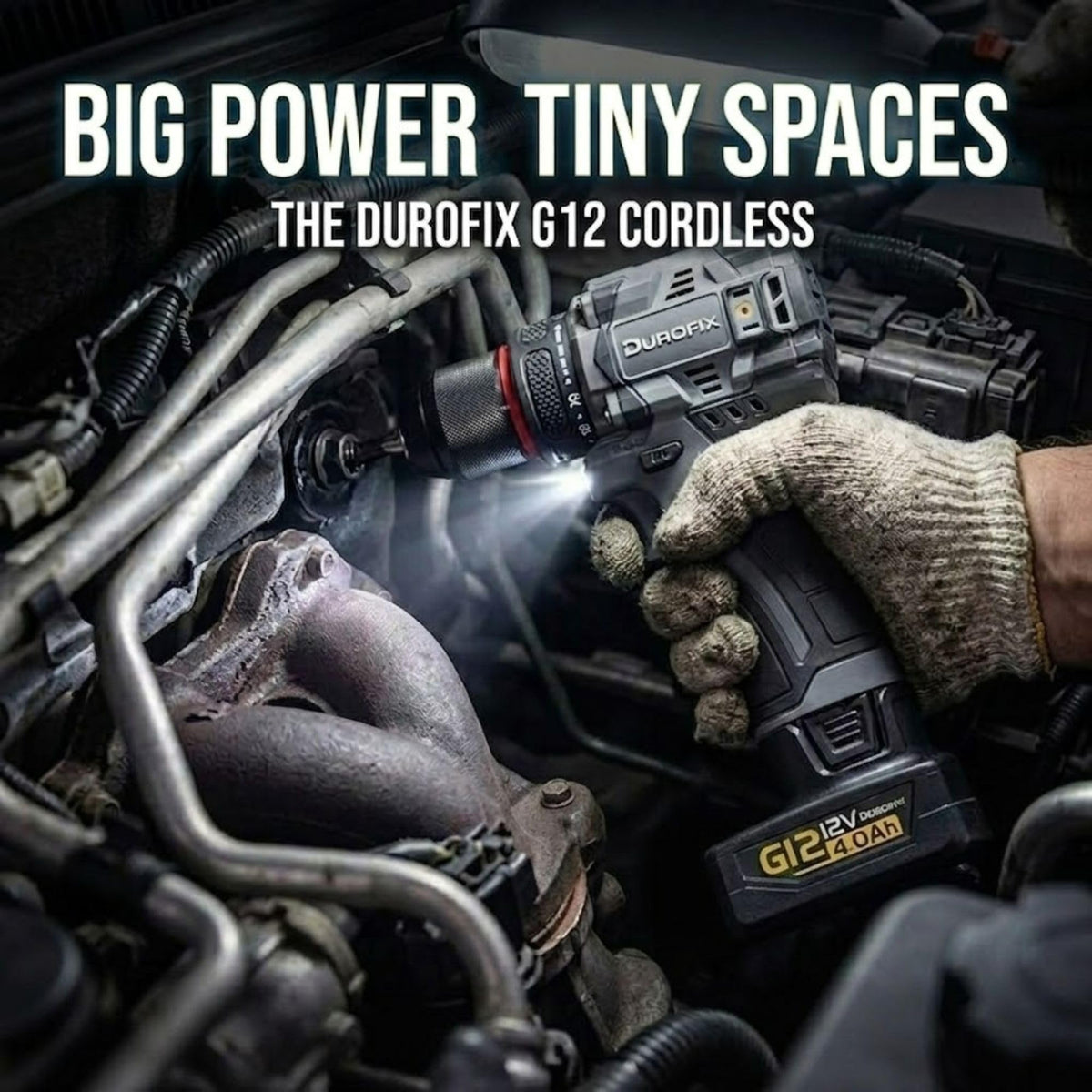 12V Brushless Cordless Combo Kit 1/2" Impact Wrench & 3/8" Hammer Drill H2127