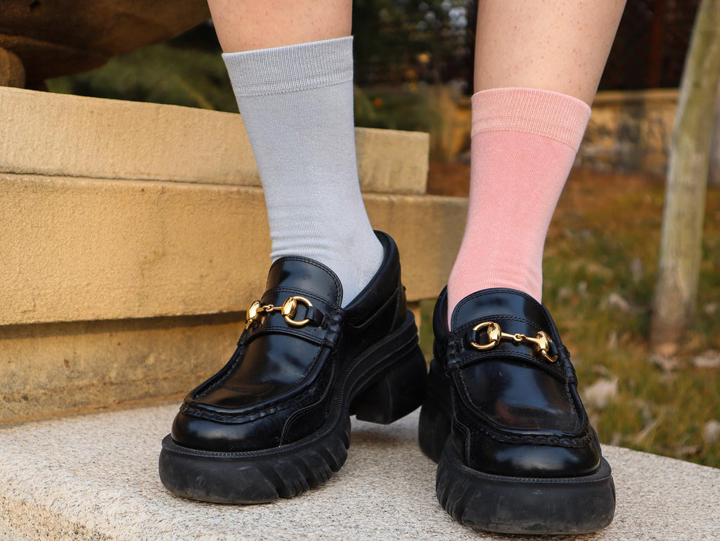 Viscose Bamboo Crew Socks 5 Pairs U450823