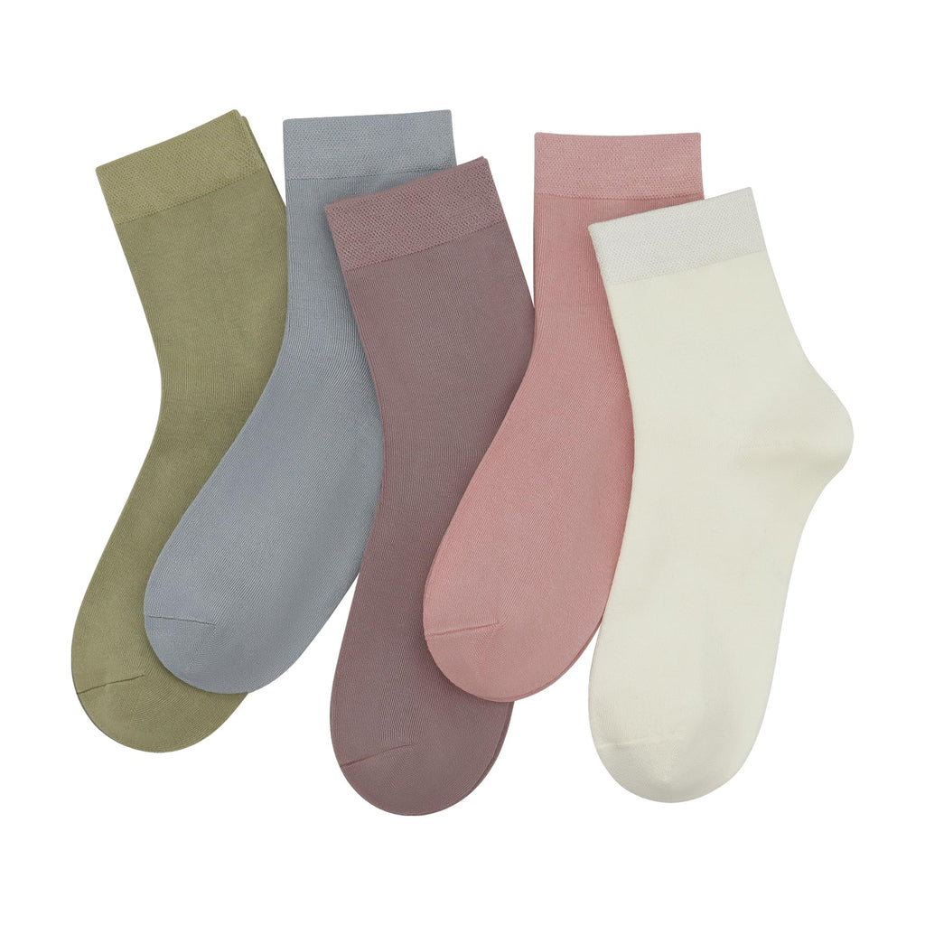 Viscose Bamboo Crew Socks 5 Pairs U450823