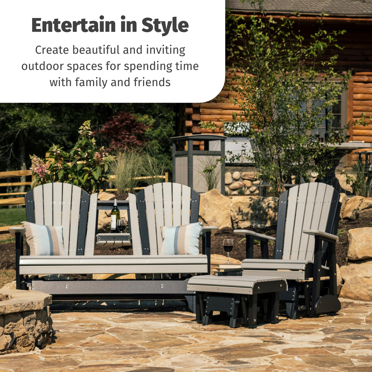 Adirondack Glider Chair Z1315