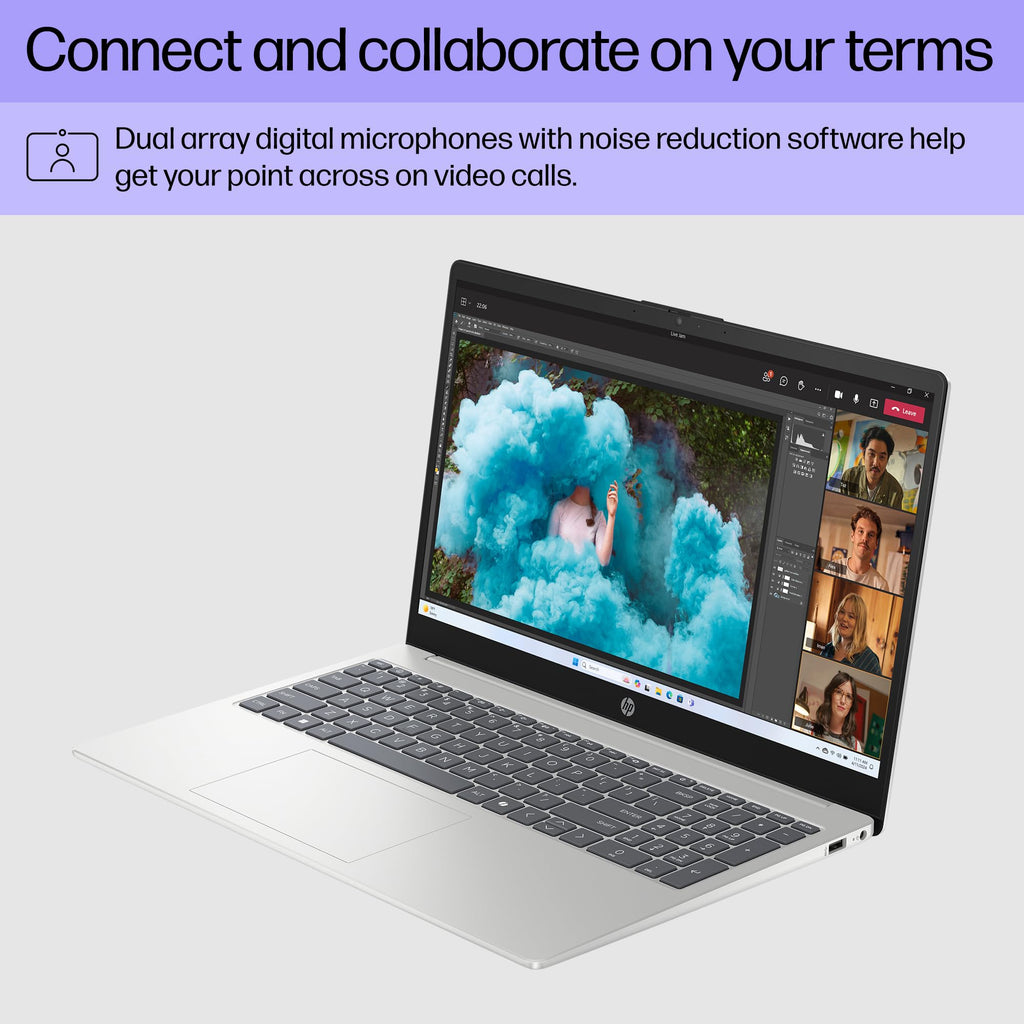 15.6 inch Laptop, AMD Ryzen 7, 8 GB RAM, 512 GB SSD, Natural Silver K88923