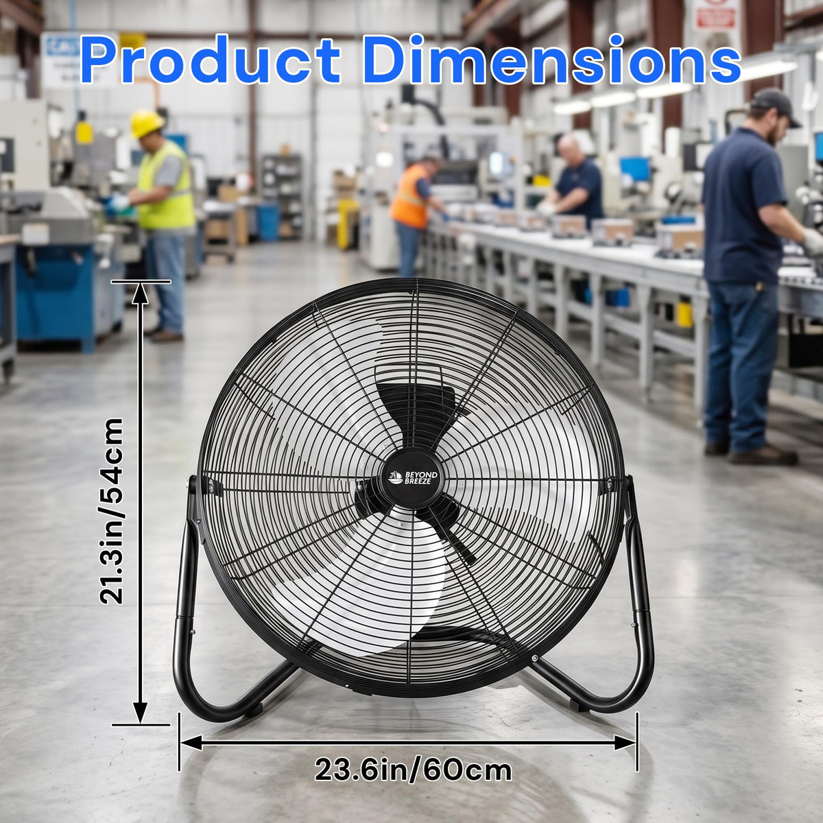 20'' High Velocity Wall Mount and Floor Fan with Remote B40849