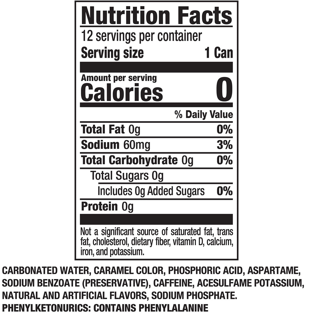Zero Sugar 12 Ounce 12 Count R9855
