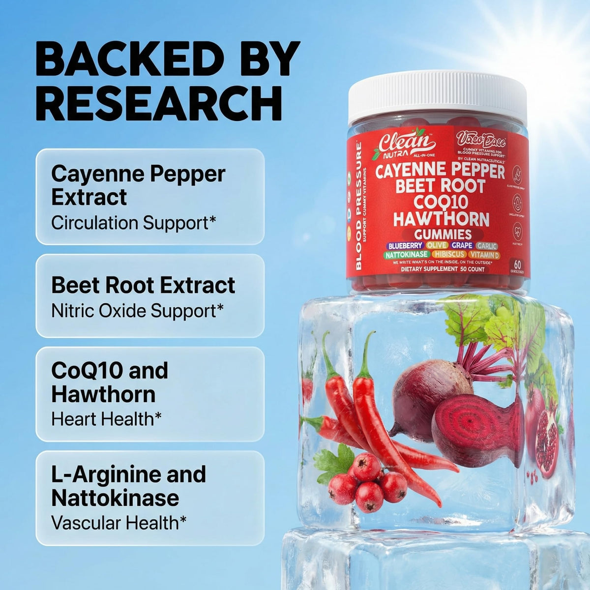 Cayenne Pepper Beet Root Gummies O36209