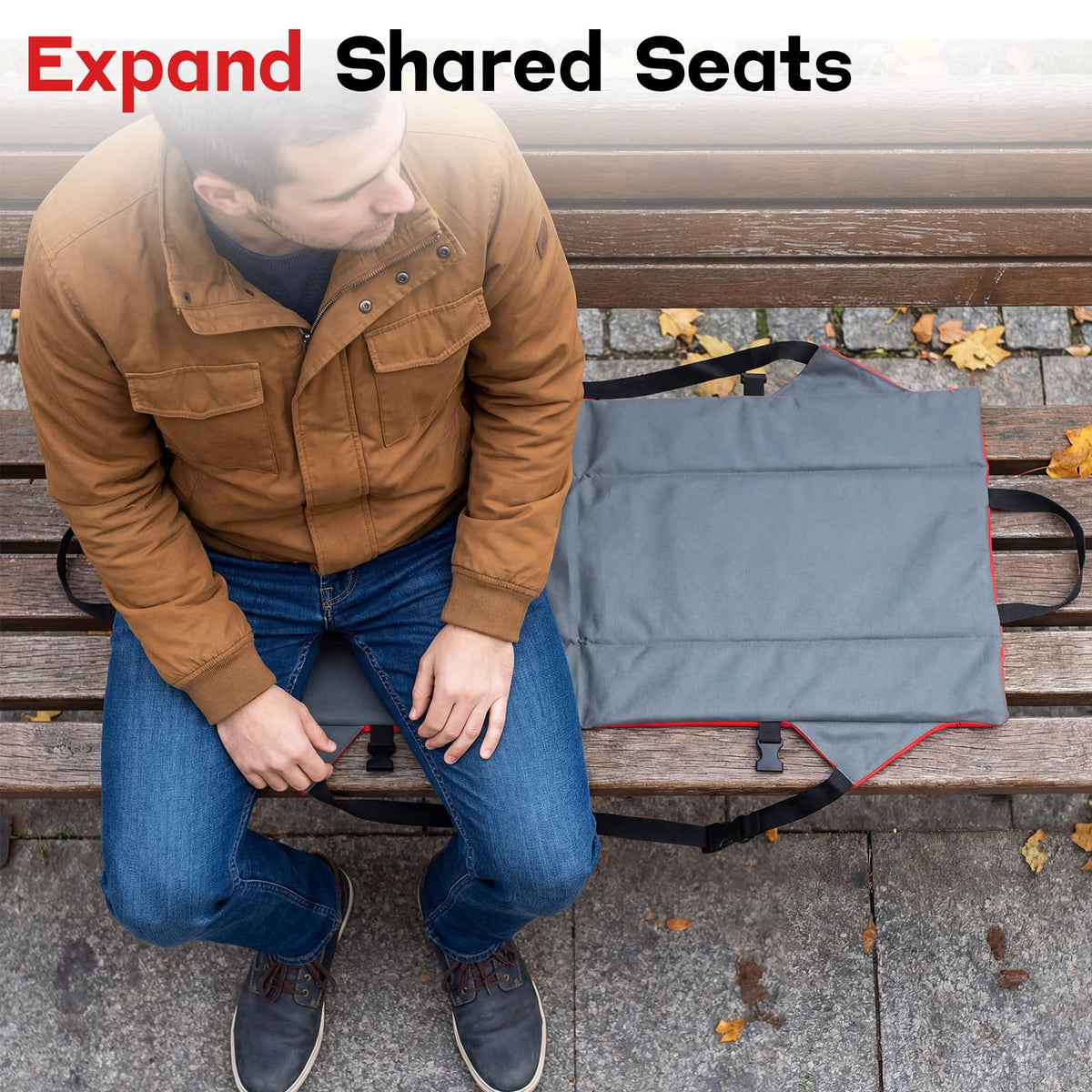 2 Pack Foldable Stadium Seats with Back Support R7330